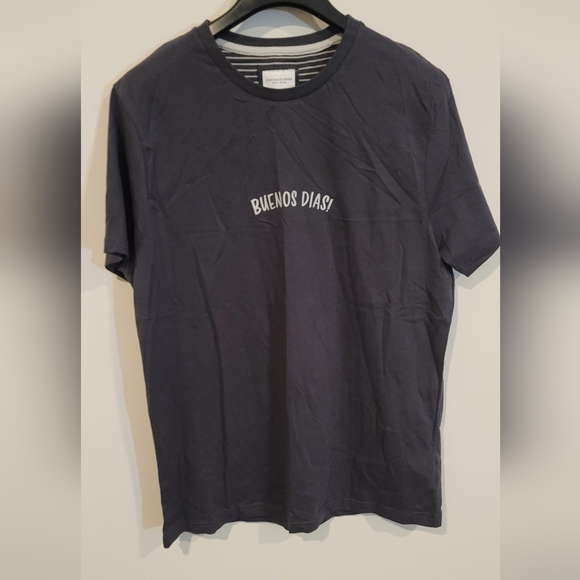 DENIM & FLOWER tee shirt, Large, Gray NWOT - Picture 2 of 6